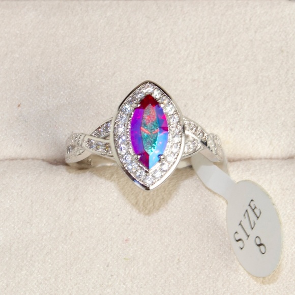 Fragrant Jewels ring Light Siam Shimmer Swarovski - Picture 5 of 5